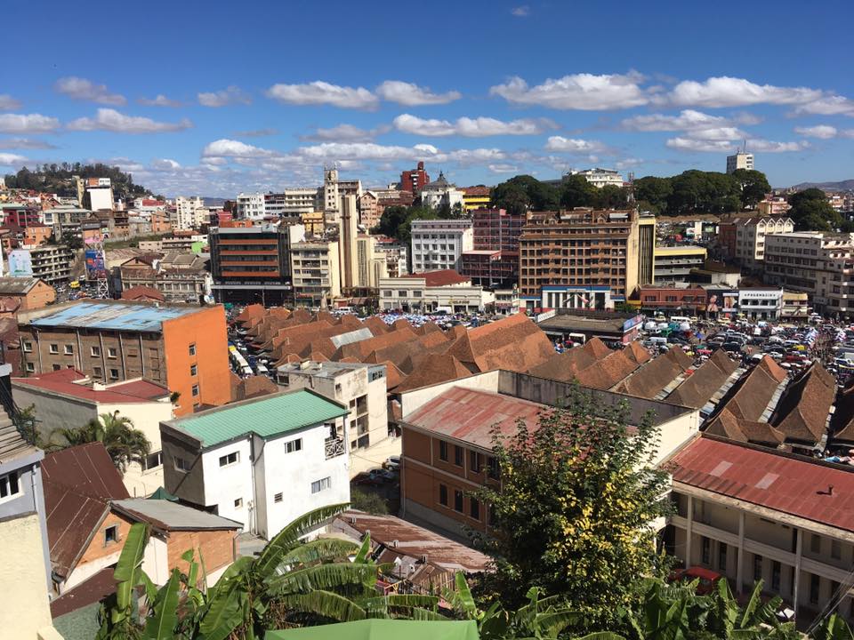 The skyline of Antananarivo