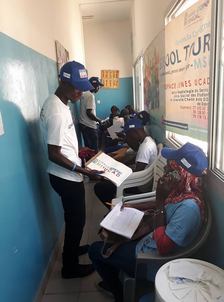 UCAD’s youth relais reconvene after the morning’s referral activity