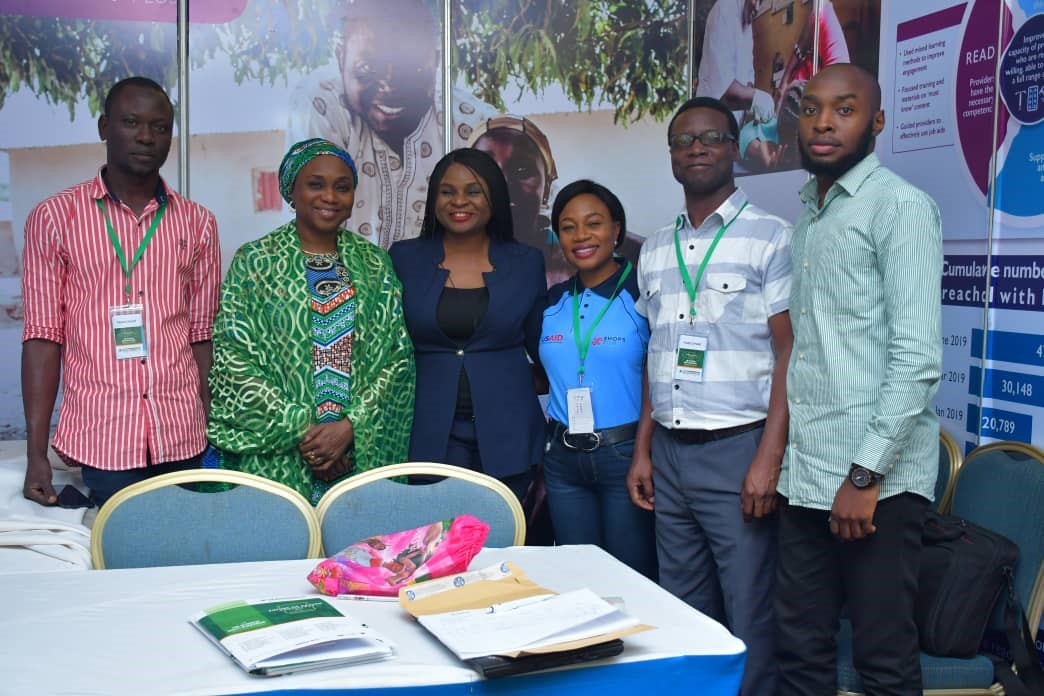 SHOPS Plus staff from both FP and TB programs at the project’s booth.